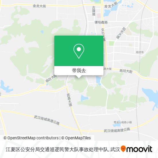 江夏区公安分局交通巡逻民警大队事故处理中队地图