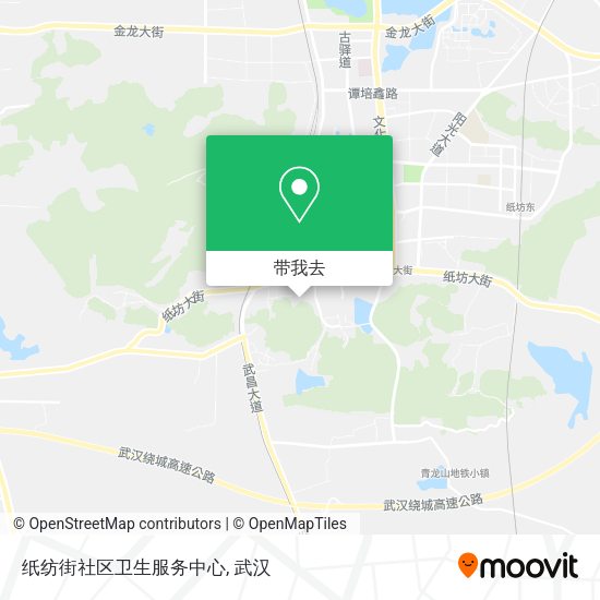 纸纺街社区卫生服务中心地图