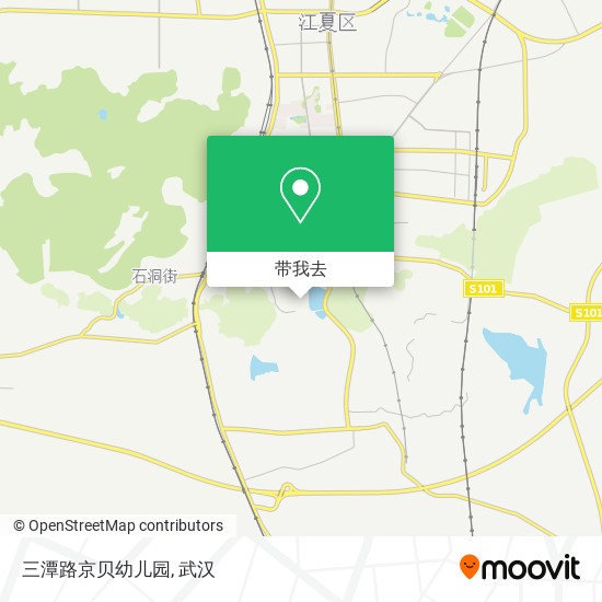 三潭路京贝幼儿园地图