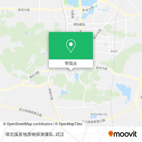湖北煤炭地质物探测量队地图