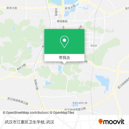 武汉市江夏区卫生学校地图