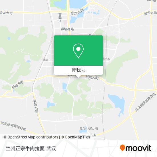 兰州正宗牛肉拉面地图