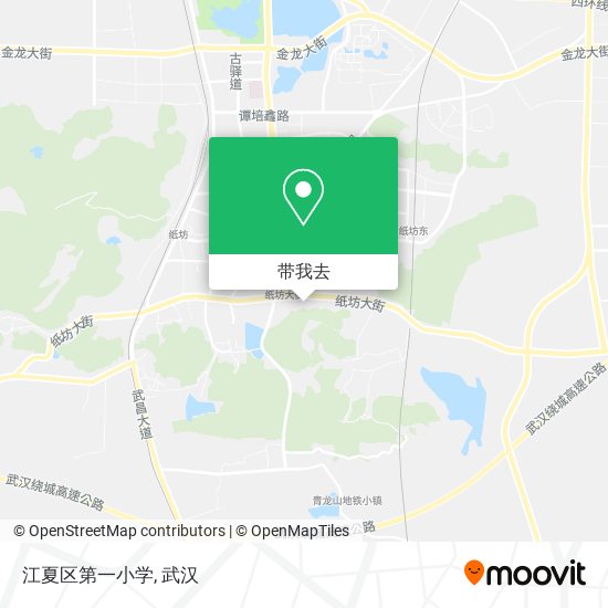 江夏区第一小学地图