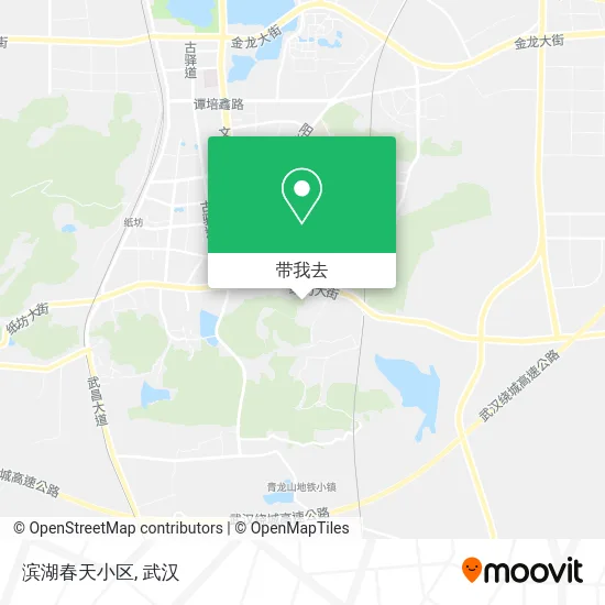 滨湖春天小区地图