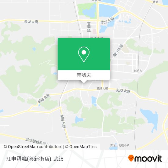 江申蛋糕(兴新街店)地图