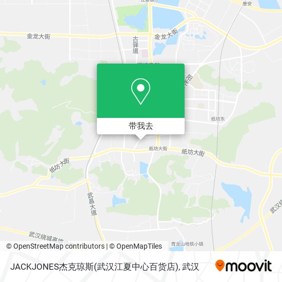 JACKJONES杰克琼斯(武汉江夏中心百货店)地图