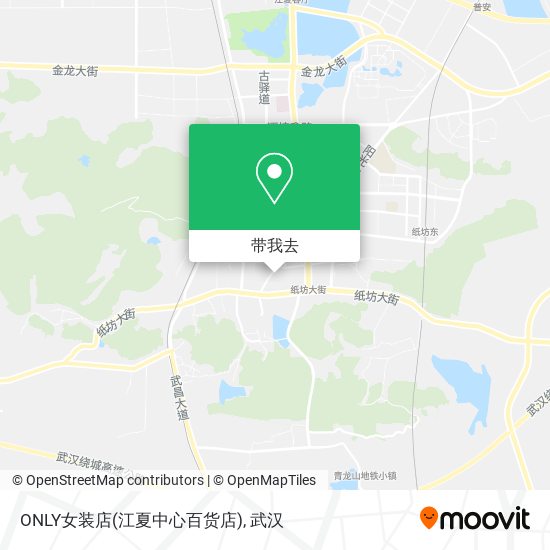 ONLY女装店(江夏中心百货店)地图
