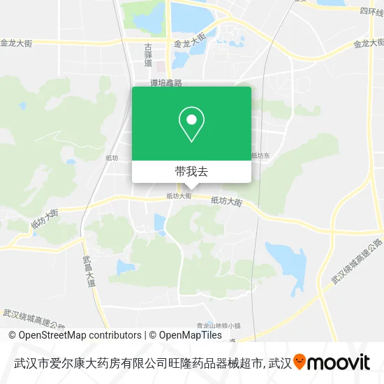 武汉市爱尔康大药房有限公司旺隆药品器械超市地图