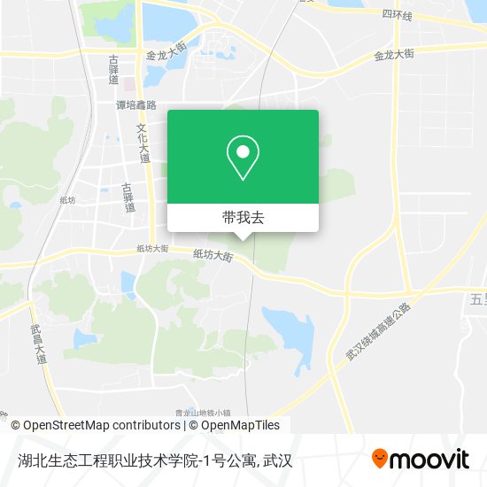 湖北生态工程职业技术学院-1号公寓地图