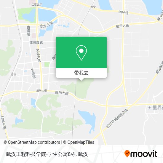 武汉工程科技学院-学生公寓8栋地图