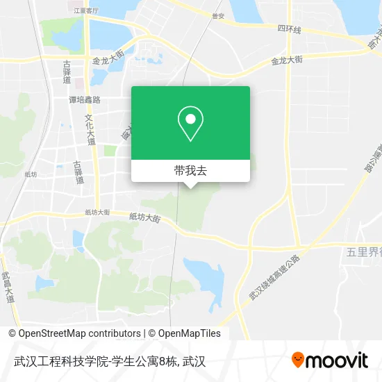 武汉工程科技学院-学生公寓8栋地图