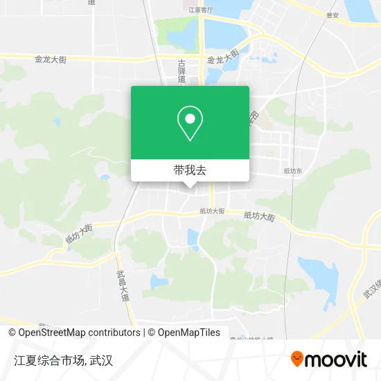江夏综合市场地图
