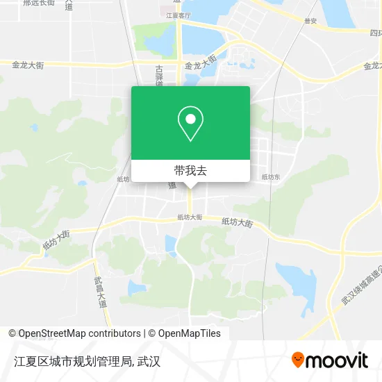 江夏区城市规划管理局地图
