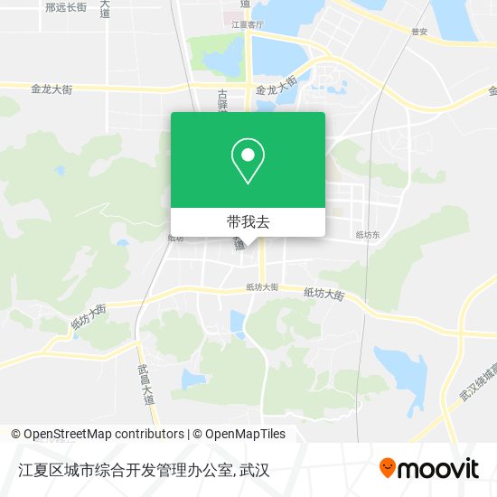 江夏区城市综合开发管理办公室地图