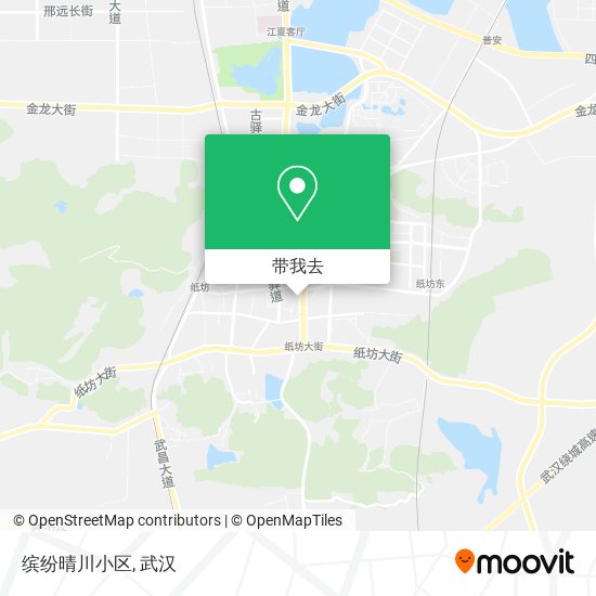缤纷晴川小区地图