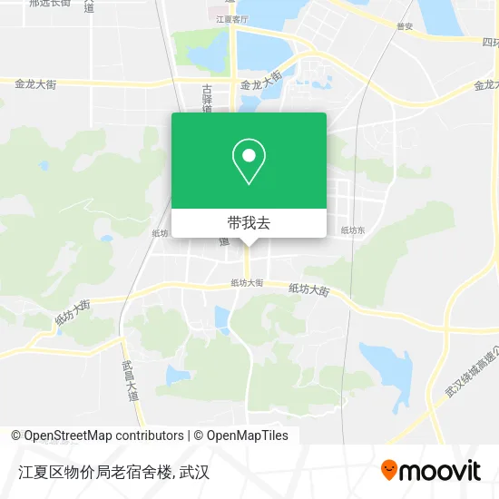 江夏区物价局老宿舍楼地图