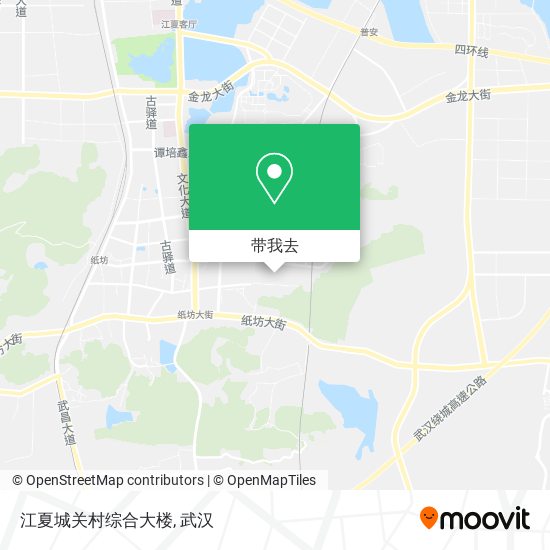 江夏城关村综合大楼地图