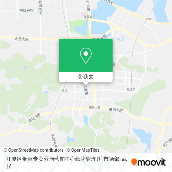 江夏区烟草专卖分局营销中心纸坊管理所-市场部地图