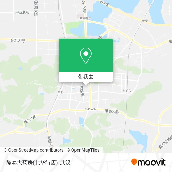 隆泰大药房(北华街店)地图