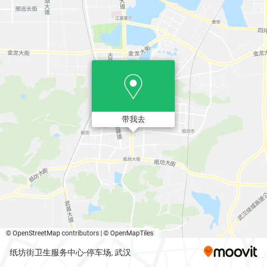 纸坊街卫生服务中心-停车场地图