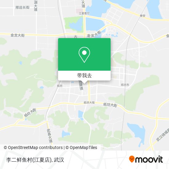 李二鲜鱼村(江夏店)地图