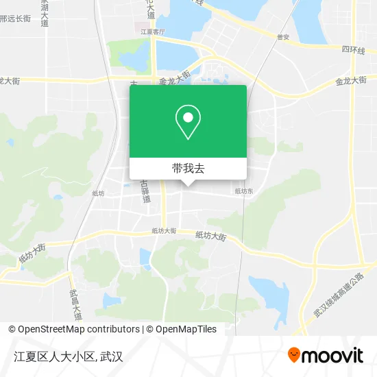 江夏区人大小区地图