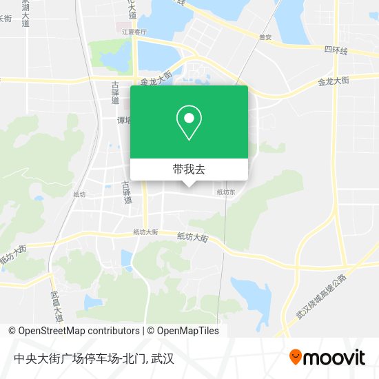 中央大街广场停车场-北门地图