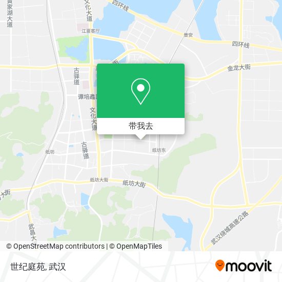世纪庭苑地图