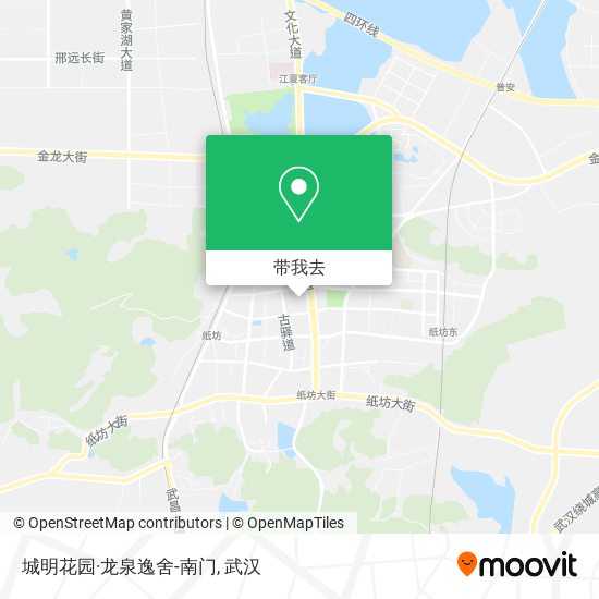 城明花园·龙泉逸舍-南门地图