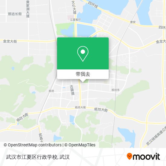 武汉市江夏区行政学校地图