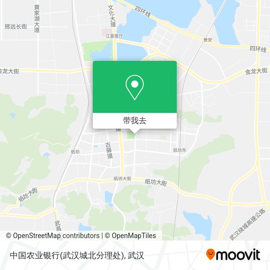 中国农业银行(武汉城北分理处)地图