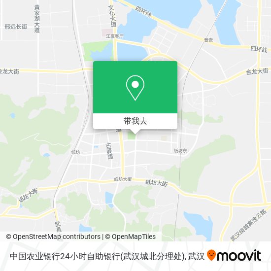 中国农业银行24小时自助银行(武汉城北分理处)地图