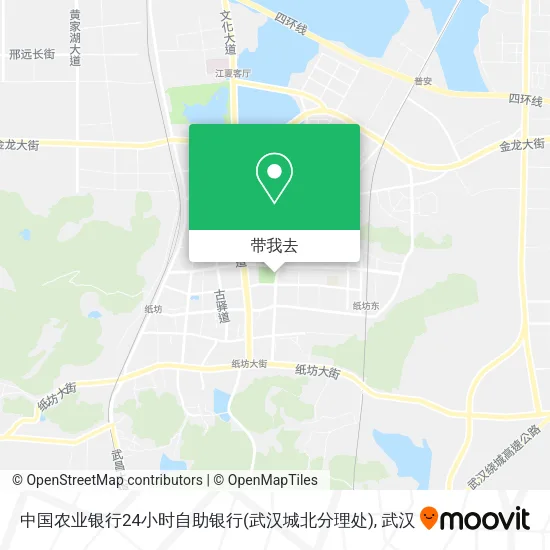 中国农业银行24小时自助银行(武汉城北分理处)地图