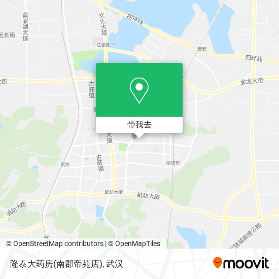 隆泰大药房(南郡帝苑店)地图