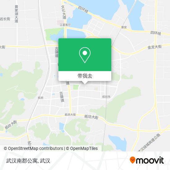 武汉南郡公寓地图