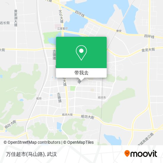 万佳超市(马山路)地图