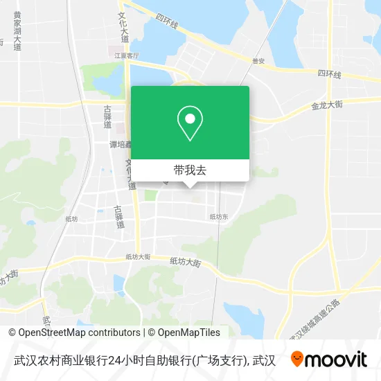 武汉农村商业银行24小时自助银行(广场支行)地图