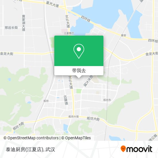 泰迪厨房(江夏店)地图