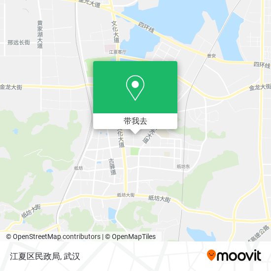 江夏区民政局地图