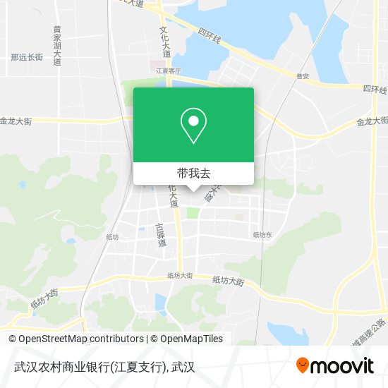 武汉农村商业银行(江夏支行)地图