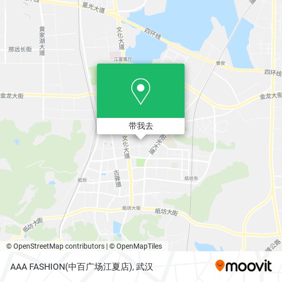 AAA FASHION(中百广场江夏店)地图