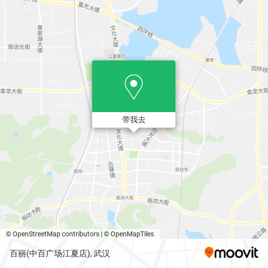 百丽(中百广场江夏店)地图