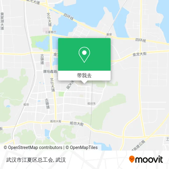 武汉市江夏区总工会地图