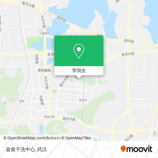 嘉俊干洗中心地图