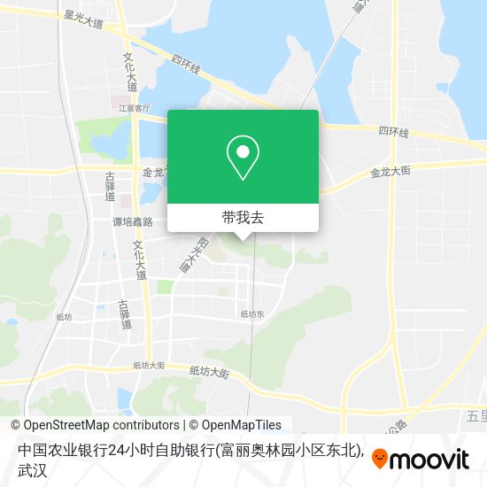 中国农业银行24小时自助银行(富丽奥林园小区东北)地图