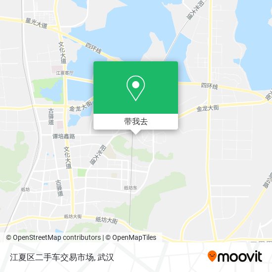江夏区二手车交易市场地图