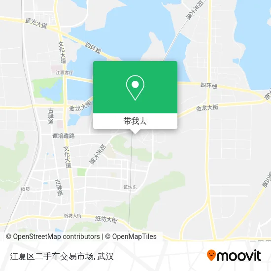 江夏区二手车交易市场地图