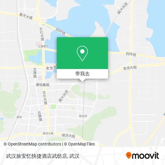 武汉旅安忆快捷酒店武纺店地图