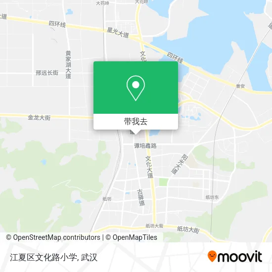 江夏区文化路小学地图