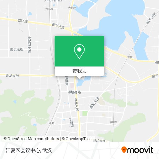江夏区会议中心地图